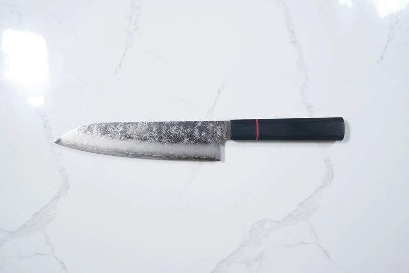 Higuchi Ginsan Santoku - Nashiji 180mm