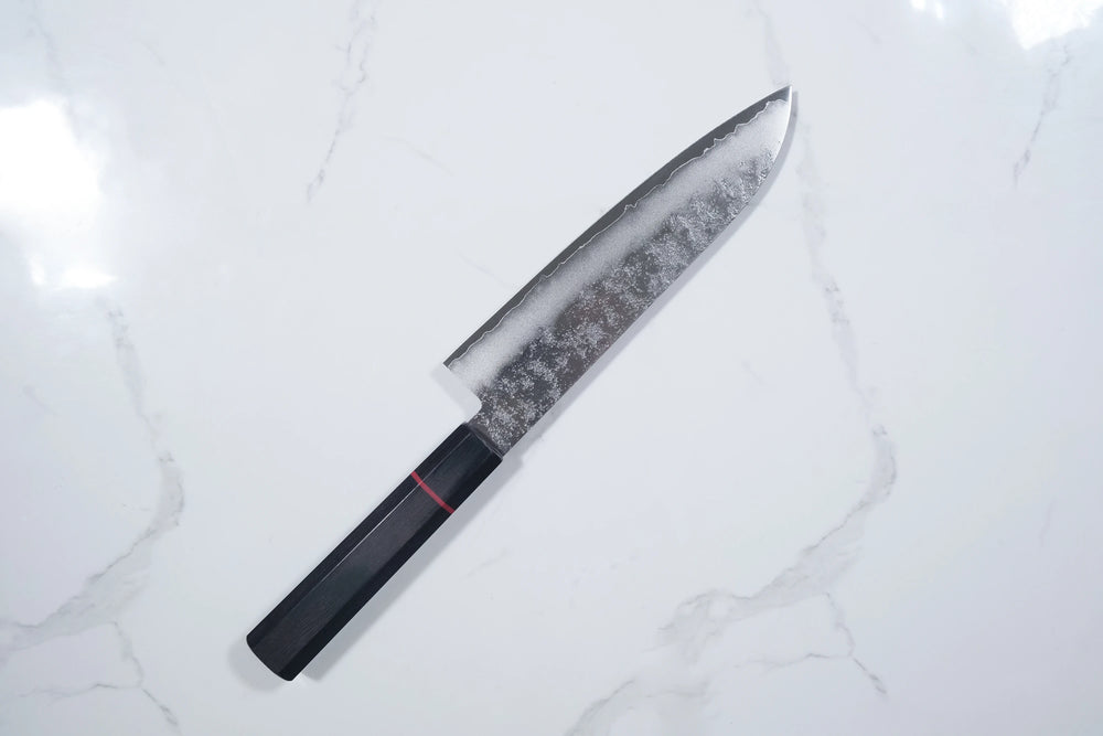 Higuchi Ginsan Santoku - Nashiji 180mm