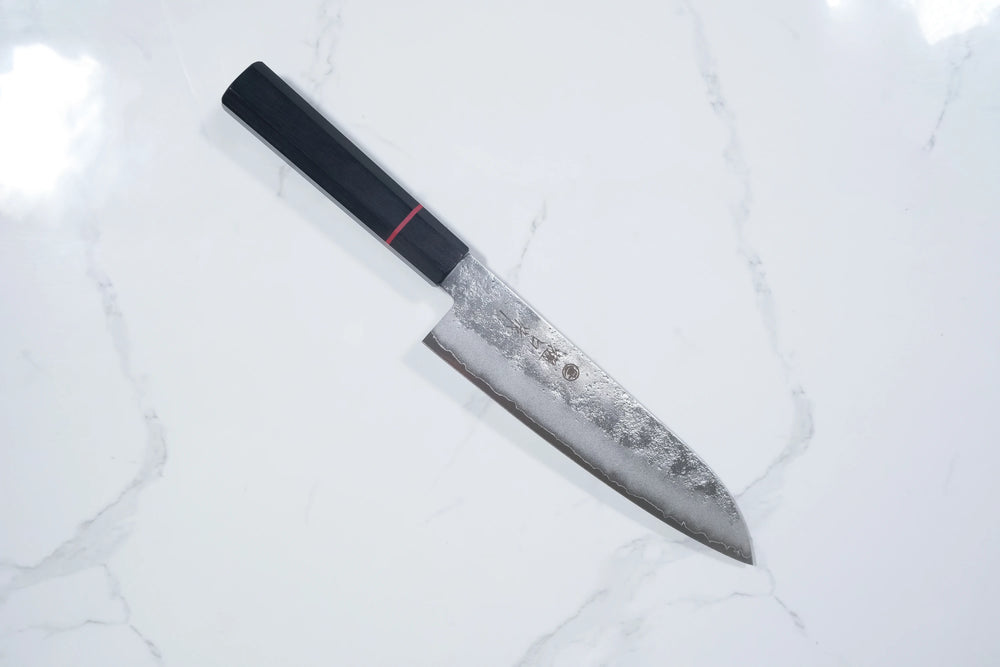 Higuchi Ginsan Santoku - Nashiji 180mm