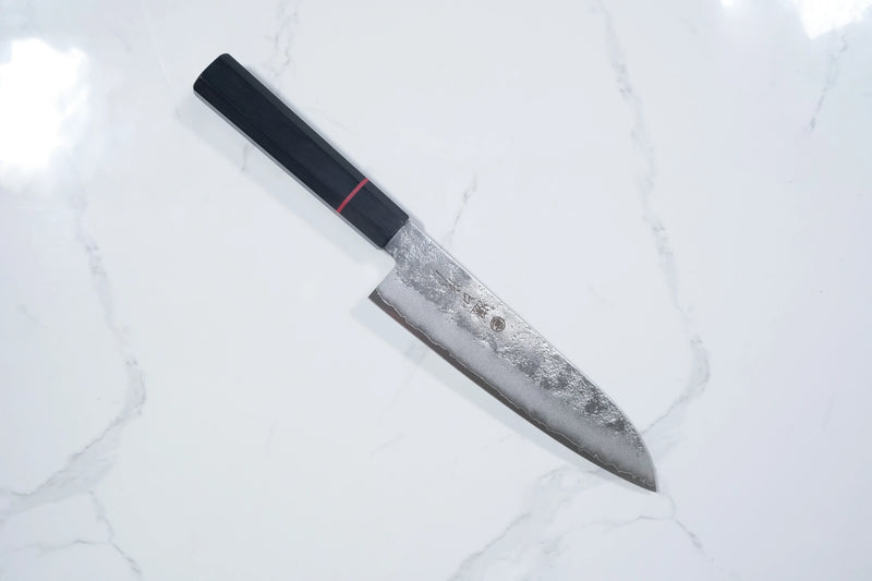 Higuchi Ginsan Santoku - Nashiji 180mm