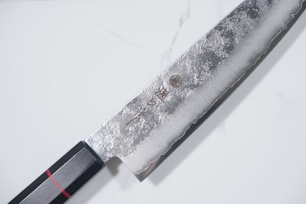 Higuchi Ginsan Santoku - Nashiji 180mm