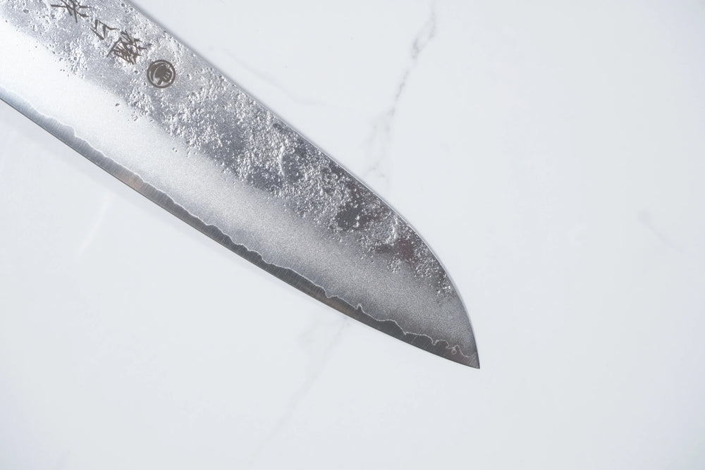 Higuchi Ginsan Santoku - Nashiji 180mm