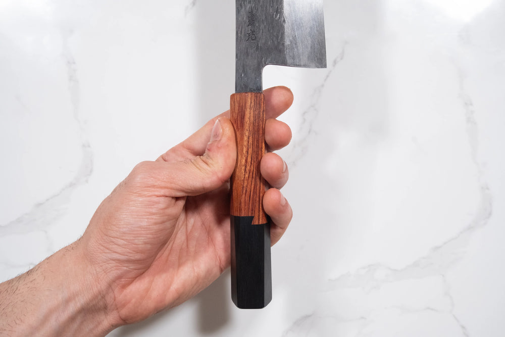 Isamitsu White 1 Black Chisel Kiritsuke 210mm