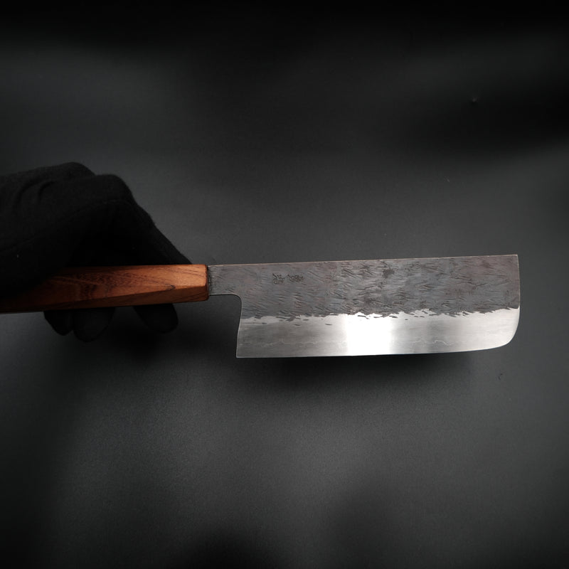 Isamitsu Shirogami #1 Nakiri - Kurouchi 165mm