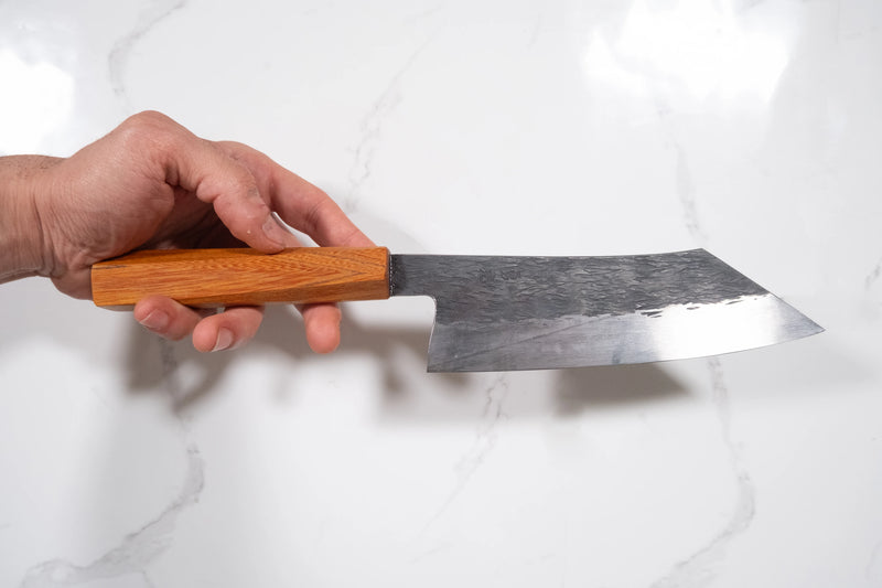 Isamitsu White 1 Black Chisel Kiritsuke 165mm