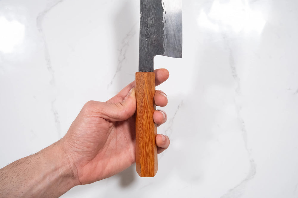 Isamitsu White 1 Black Chisel Kiritsuke 165mm