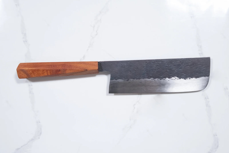 Isamitsu White 1 Black Chisel Nakiri 165mm