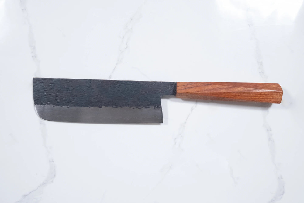 Isamitsu White 1 Black Chisel Nakiri 165mm
