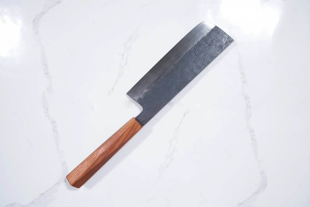 Isamitsu White 1 Black Chisel Nakiri 165mm