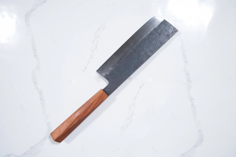 Isamitsu White 1 Black Chisel Nakiri 165mm