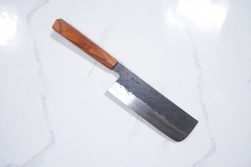 Isamitsu White 1 Black Chisel Nakiri 165mm