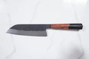 Isamitsu White 1 Black Chisel Santoku 180mm — görsel 6