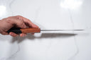 Isamitsu White 1 Black Chisel Santoku 180mm — görsel 5