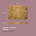End Grain Cutting Board - Chestnut — görsel 4
