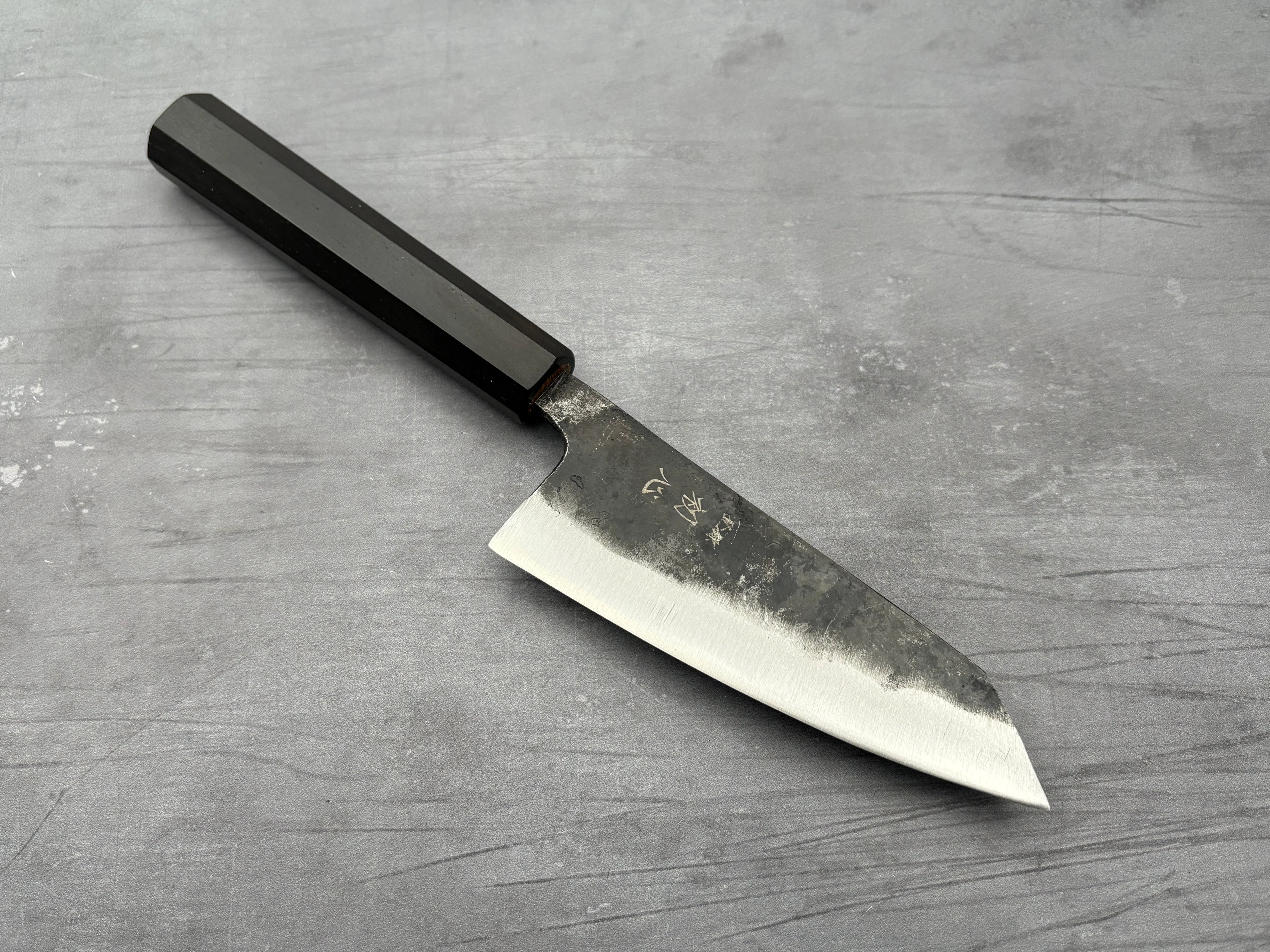Hatsukokoro Aogami #2 Ko Bunka - Kurouchi 120mm - Abanoz