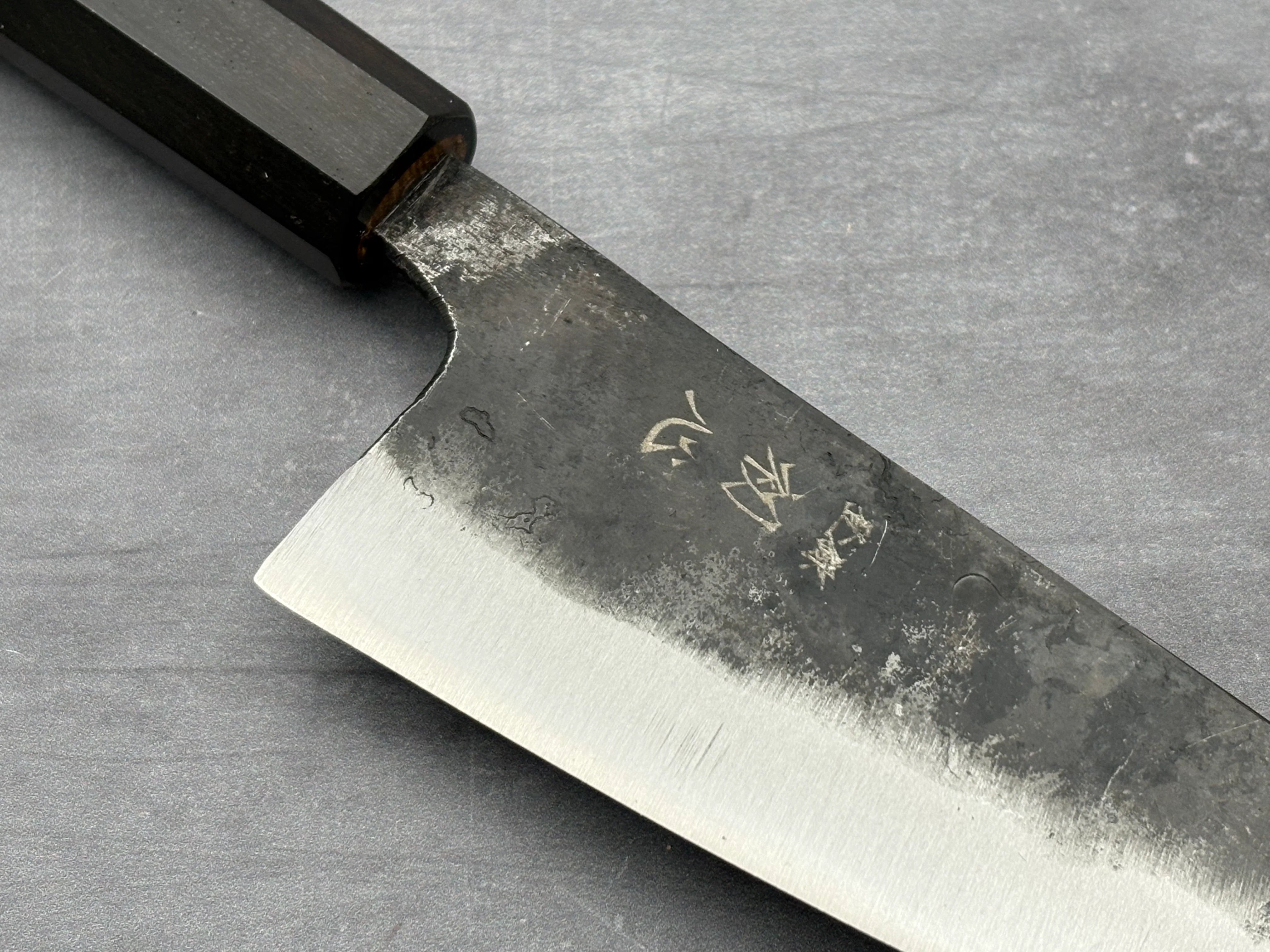 Hatsukokoro Aogami #2 Ko Bunka - Kurouchi 120mm - Abanoz