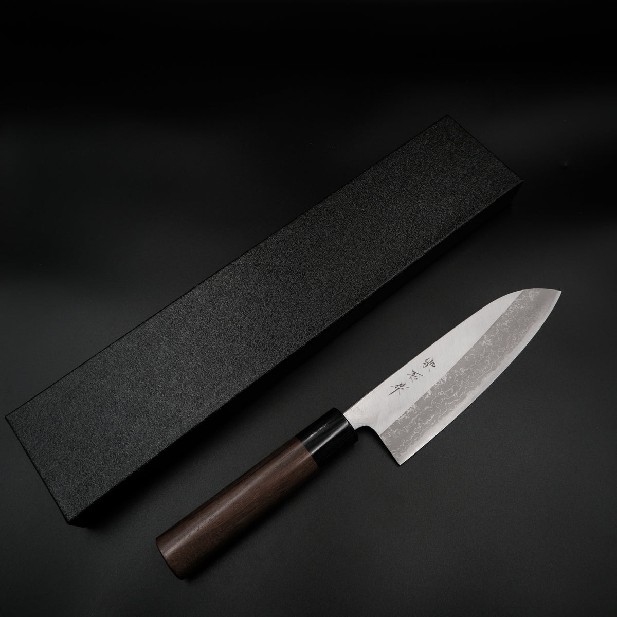 Muneishi Aogami #2 Santoku - Damascus 170mm — Japon el yapımı mutfak bıçağı