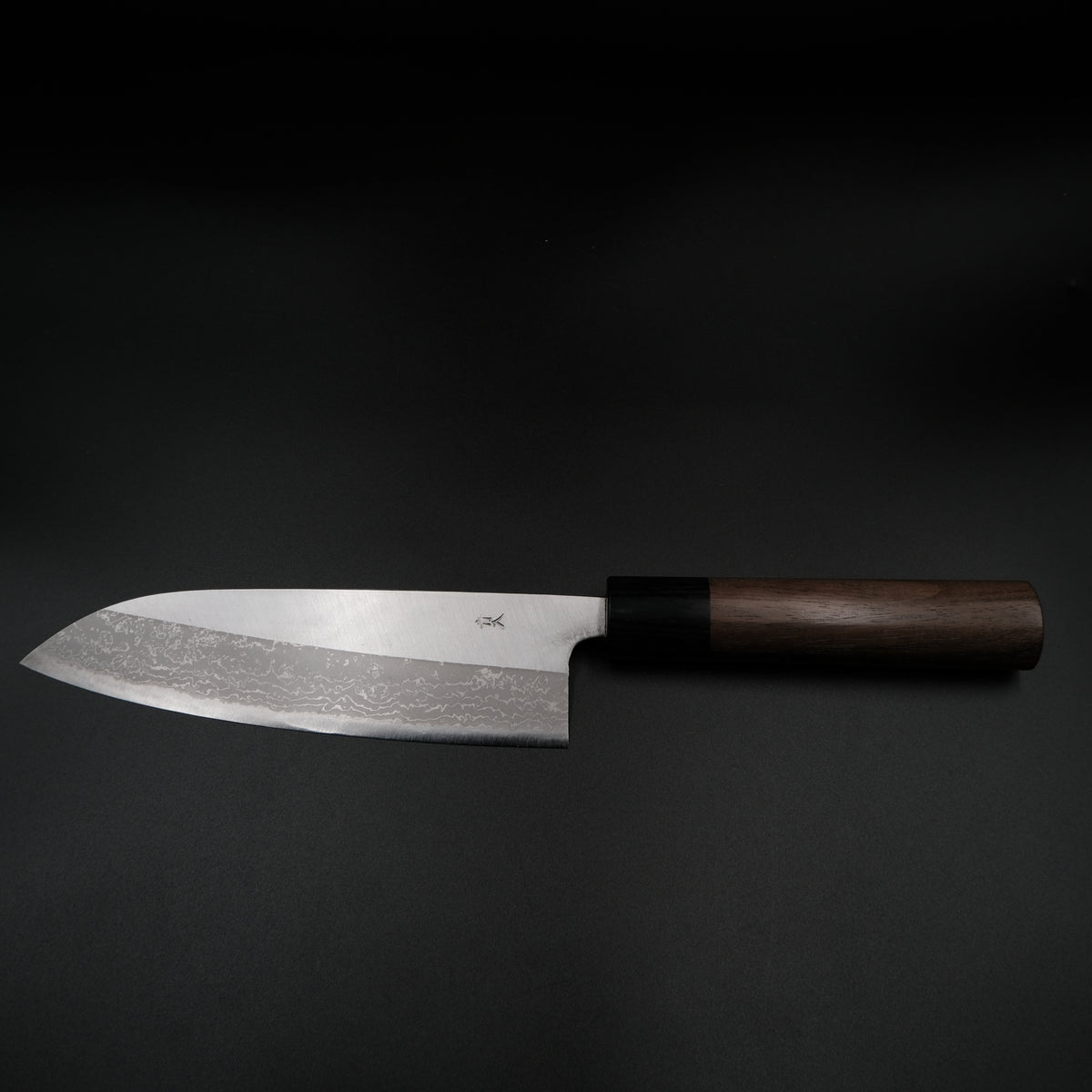 Muneishi Aogami #2 Santoku - Damascus 170mm — Japon mutfak bıçağı (görünüm 5)