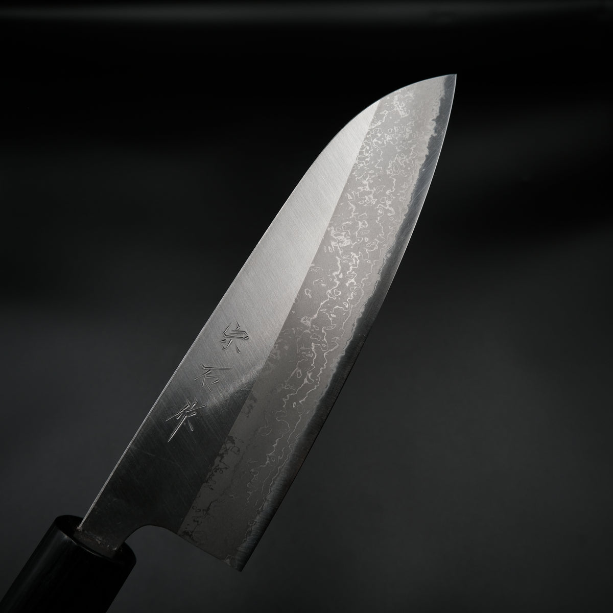 Muneishi Aogami #2 Santoku - Damascus 170mm — Japon mutfak bıçağı (görünüm 10)