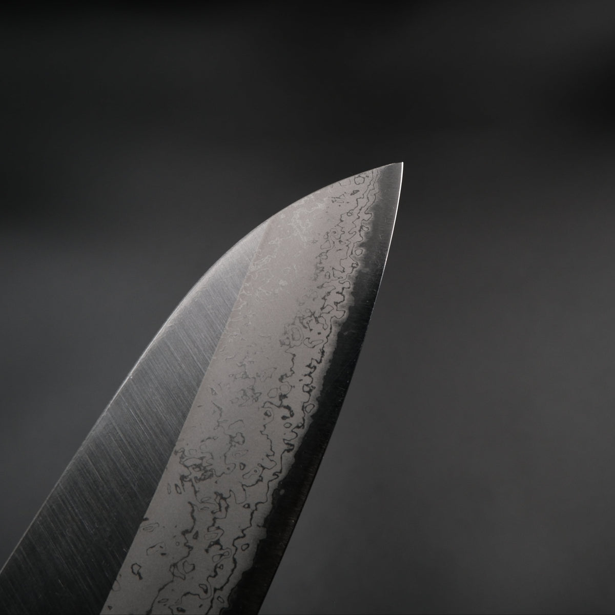 Muneishi Aogami #2 Santoku - Damascus 170mm — Japon mutfak bıçağı (görünüm 11)