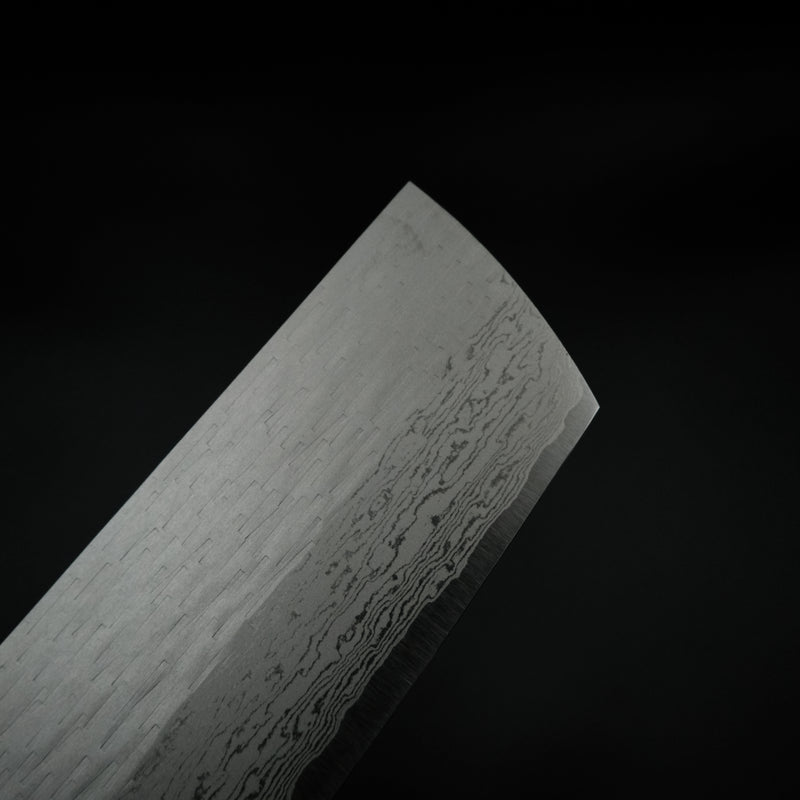 Nigara Hamono VG XEOS Nakiri - Tsuchime Damascus 180mm