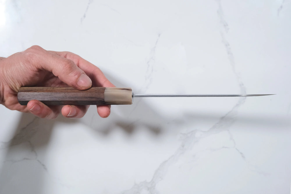 Nigara SG STRIX Ko-Santoku - Tsuchime Damascus