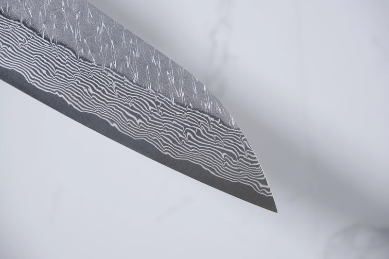 Nigara SG STRIX Ko-Santoku - Tsuchime Damascus