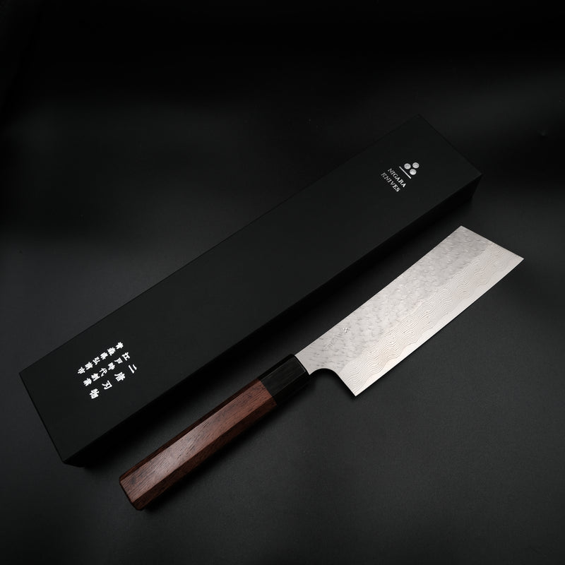 Nigara SG STRIX Nakiri - Damascus 180mm