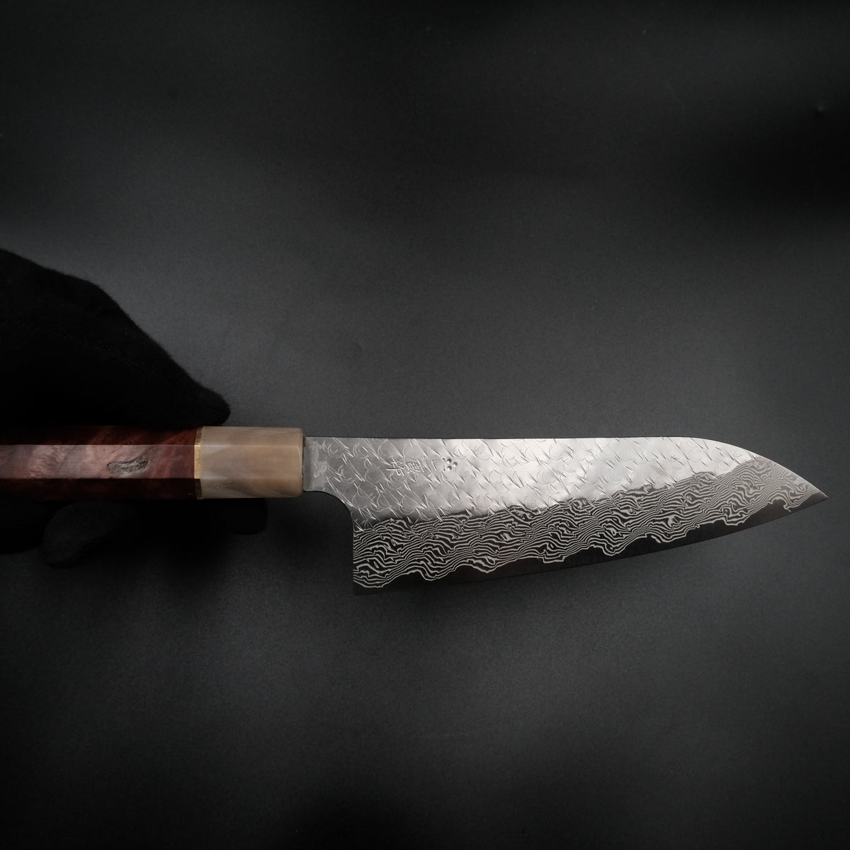 Nigara SG STRIX Santoku - Damascus 165mm