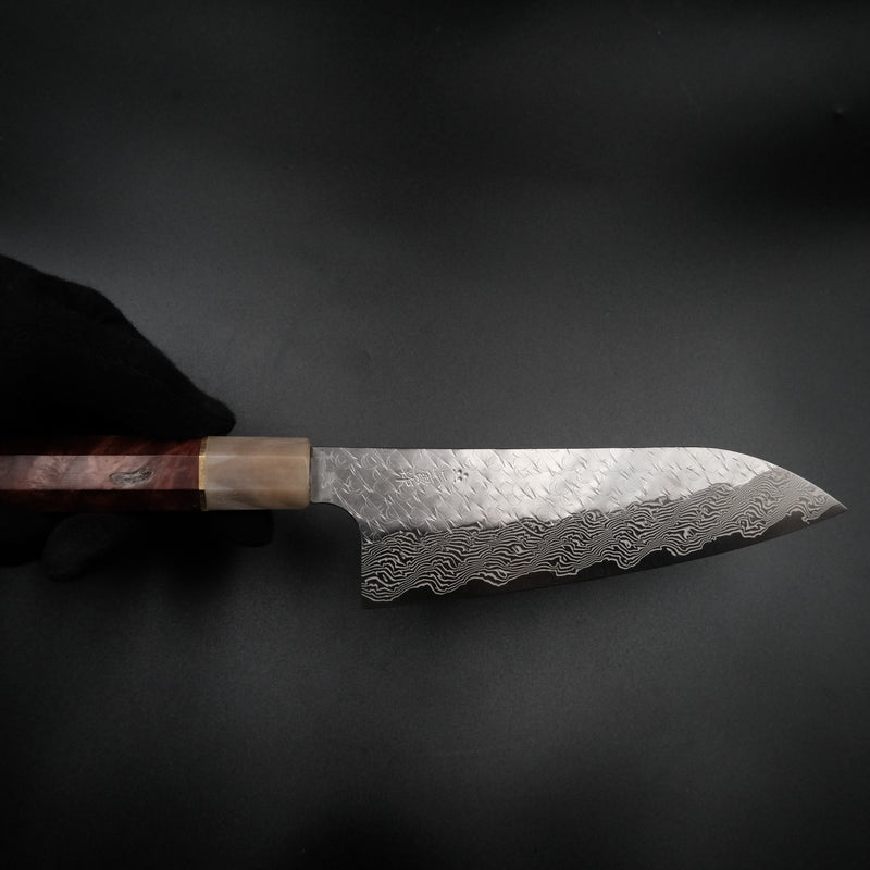 Nigara SG STRIX Santoku - Damascus 165mm