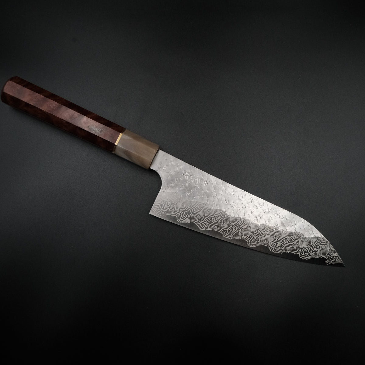 Nigara SG STRIX Santoku - Damascus 165mm