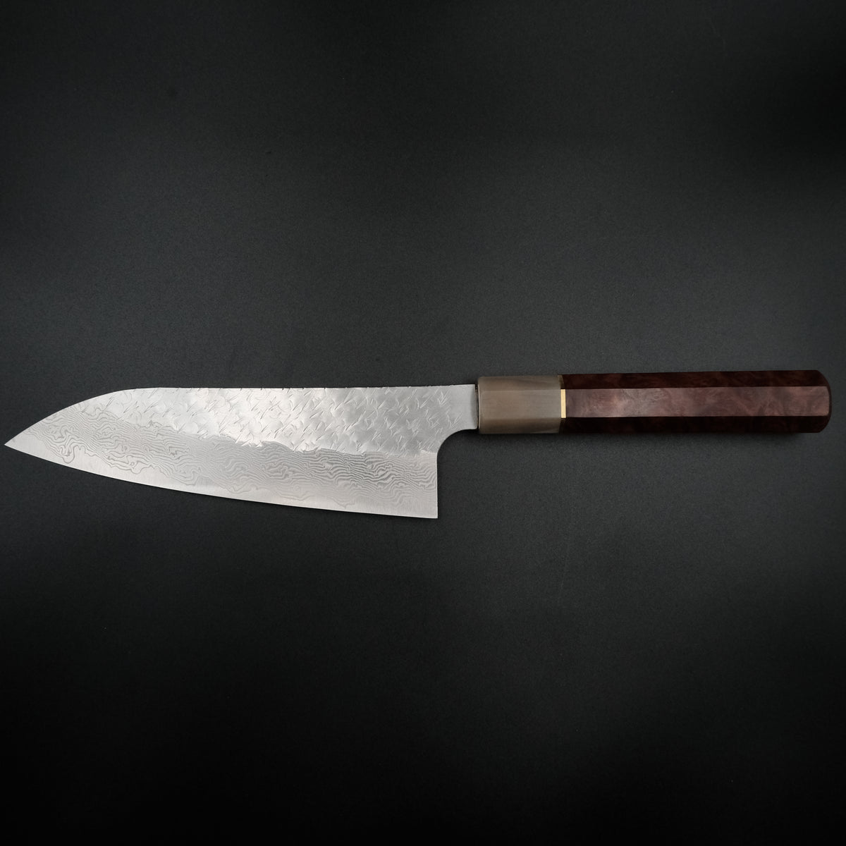 Nigara SG STRIX Santoku - Damascus 165mm