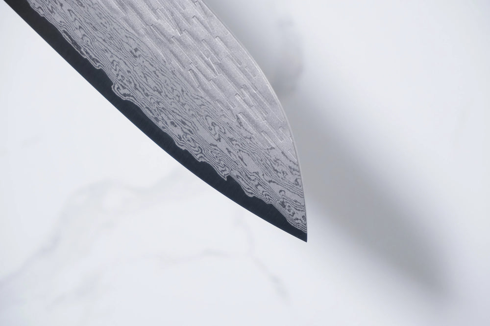 Nigara VG XEOS Santoku - Tsuchime Damascus 170mm