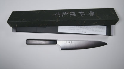 Hatsukokoro Aogami Super Gyuto - Migaki 210mm - Abanoz