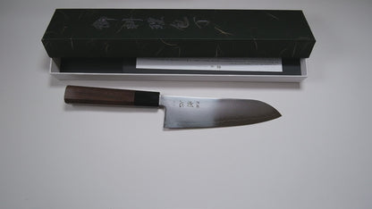 Hatsukokoro SLD Santoku - Mirror 170mm - Ceviz