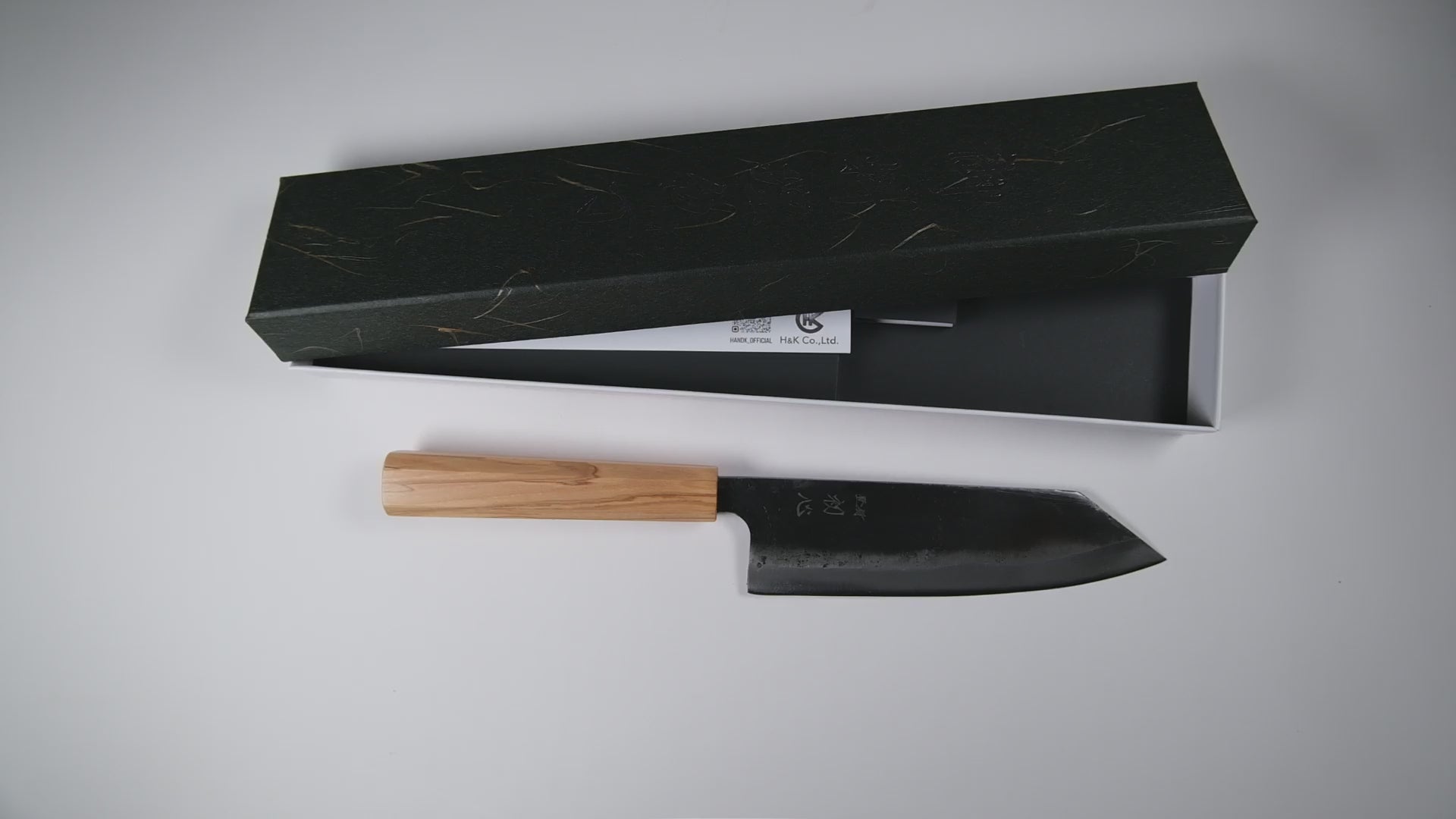 Hatsukokoro Aogami #2 Bunka - Kurouchi 165mm - Zeytin Ağacı