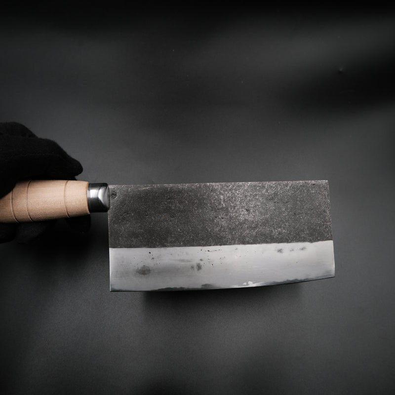 Sentan Aogami #2 Chinese Cleaver - Kurouchi 170mm