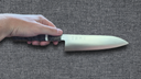 Hatsukokoro Ginsan Santoku - Migaki 180mm - Huş Ağacı — görsel 4