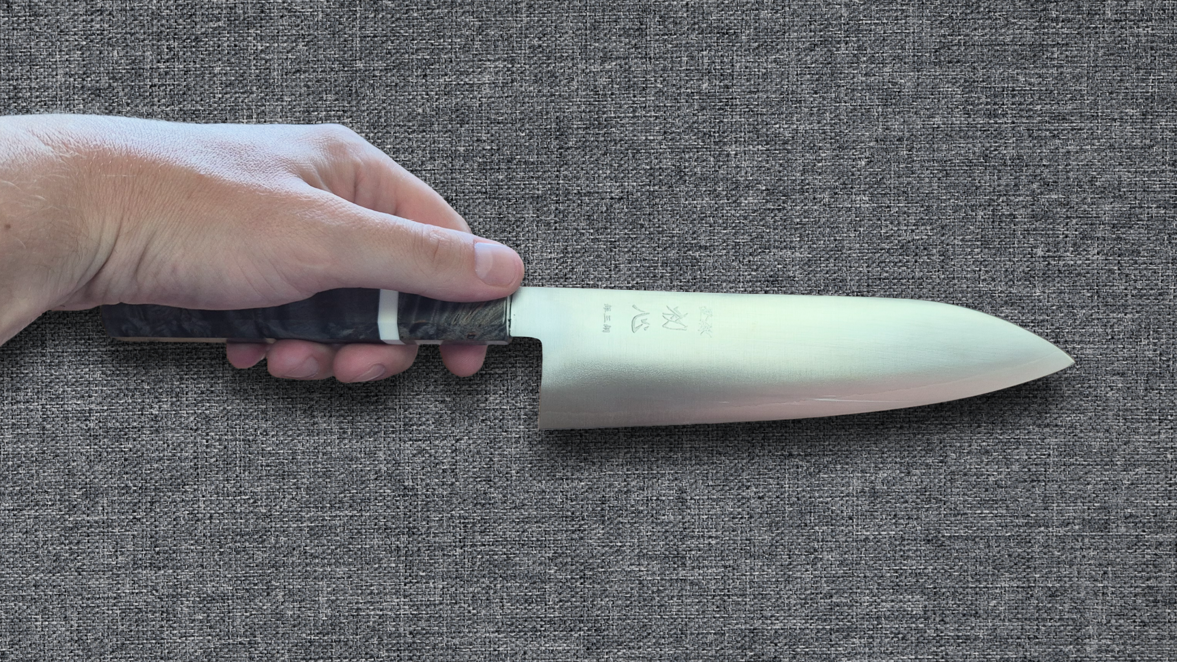 Hatsukokoro Ginsan Santoku - Migaki 180mm - Huş Ağacı