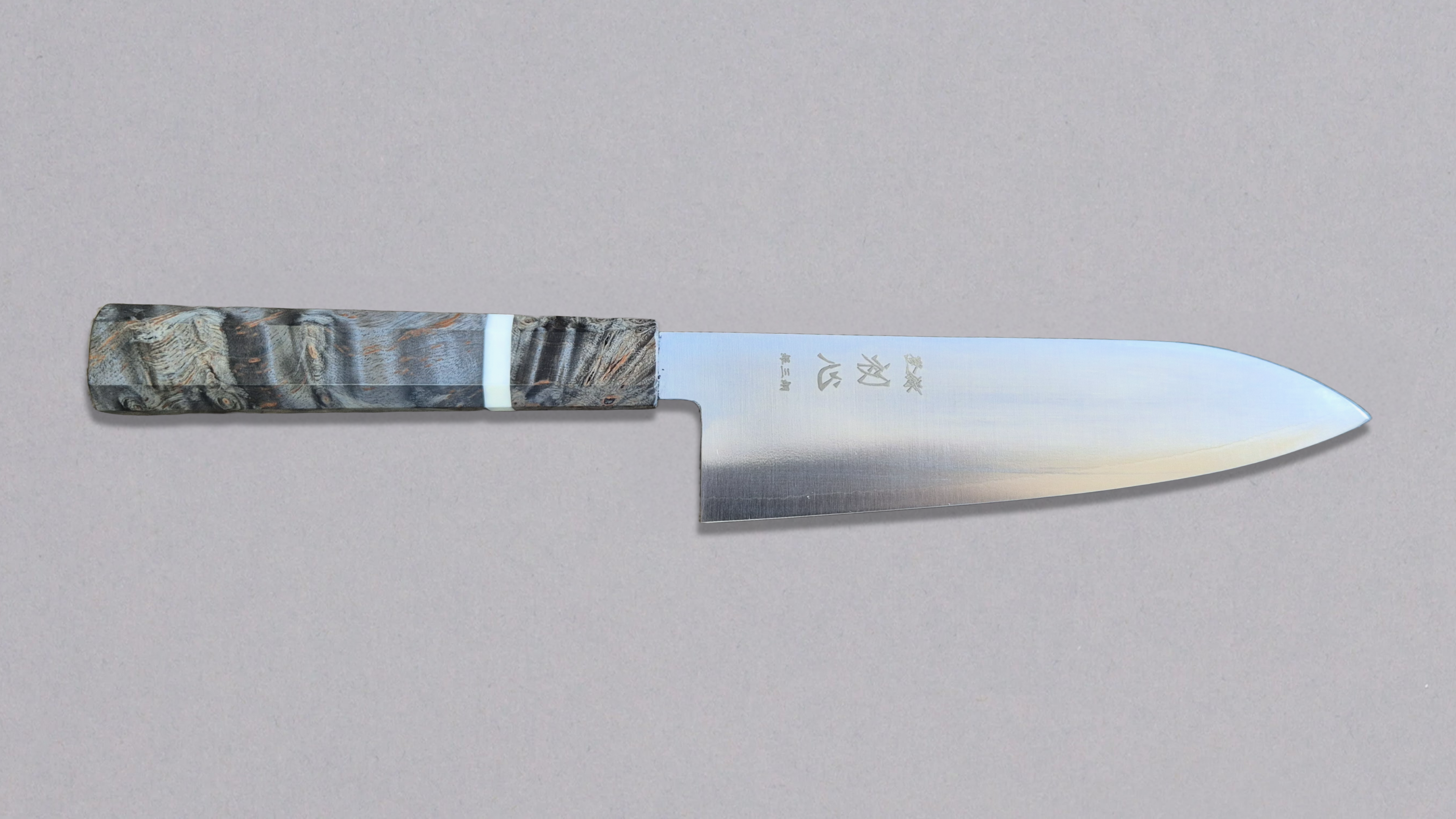 Hatsukokoro Ginsan Santoku - Migaki 180mm - Huş Ağacı