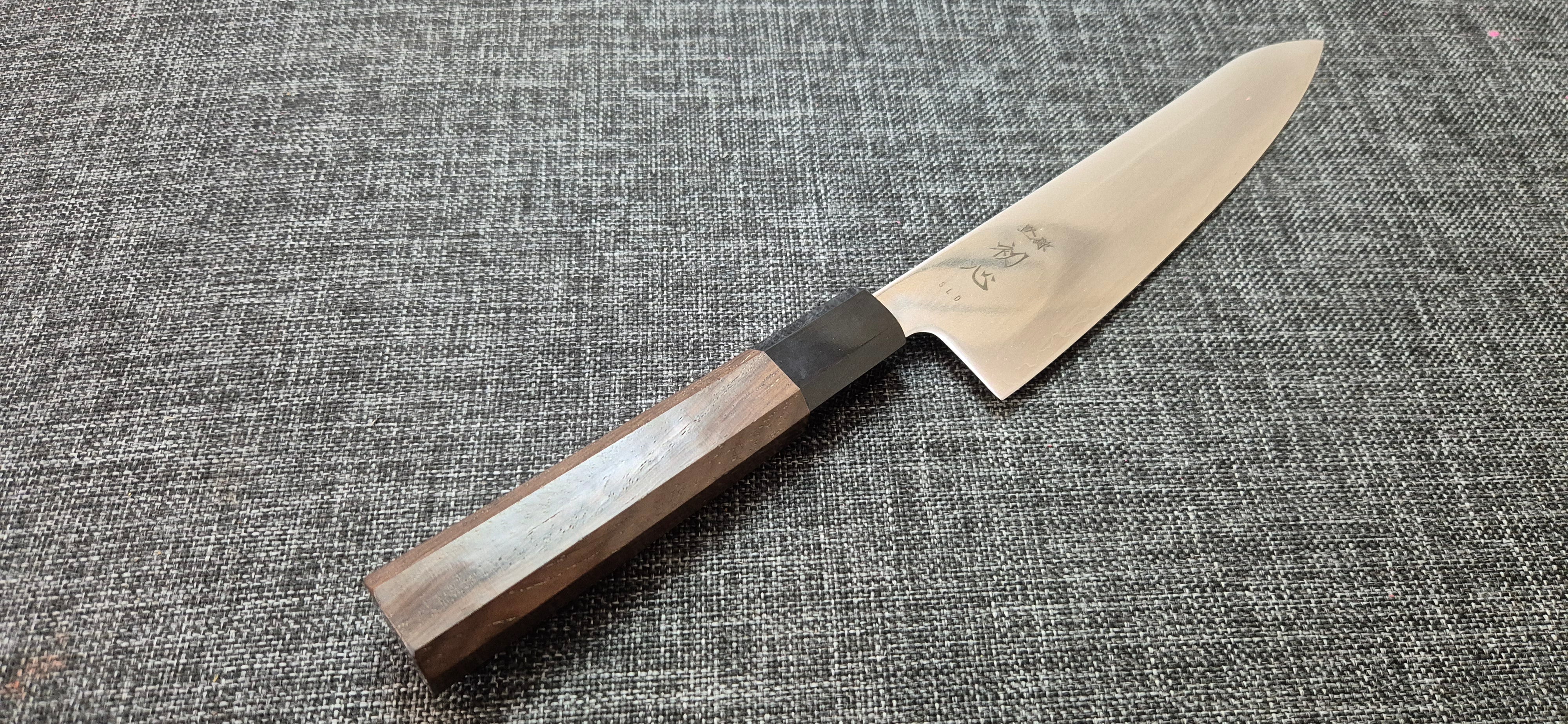 Hatsukokoro Hikari SLD Gyuto - Mirror 195mm - Ceviz