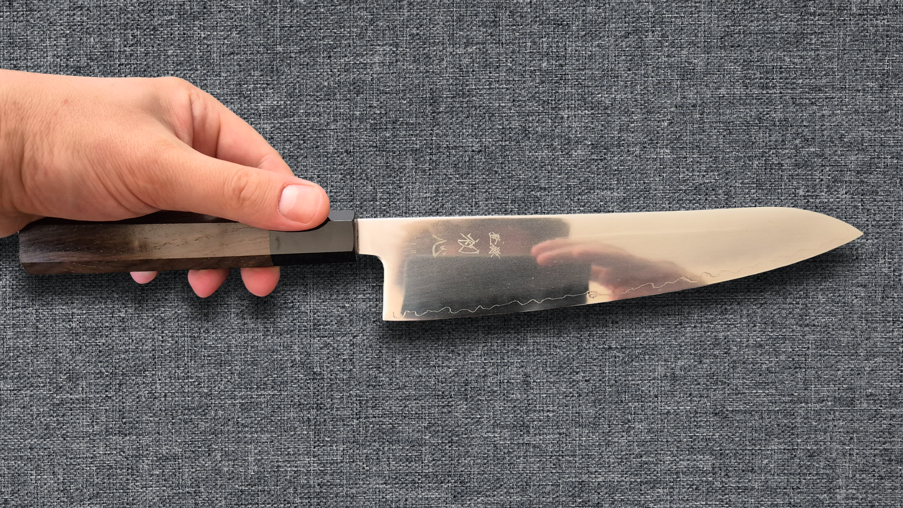 Hatsukokoro Hikari SLD Gyuto - Mirror 195mm - Ceviz