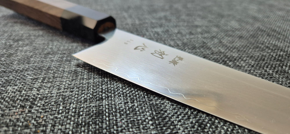 Hatsukokoro Hikari SLD Gyuto - Mirror 195mm - Walnut