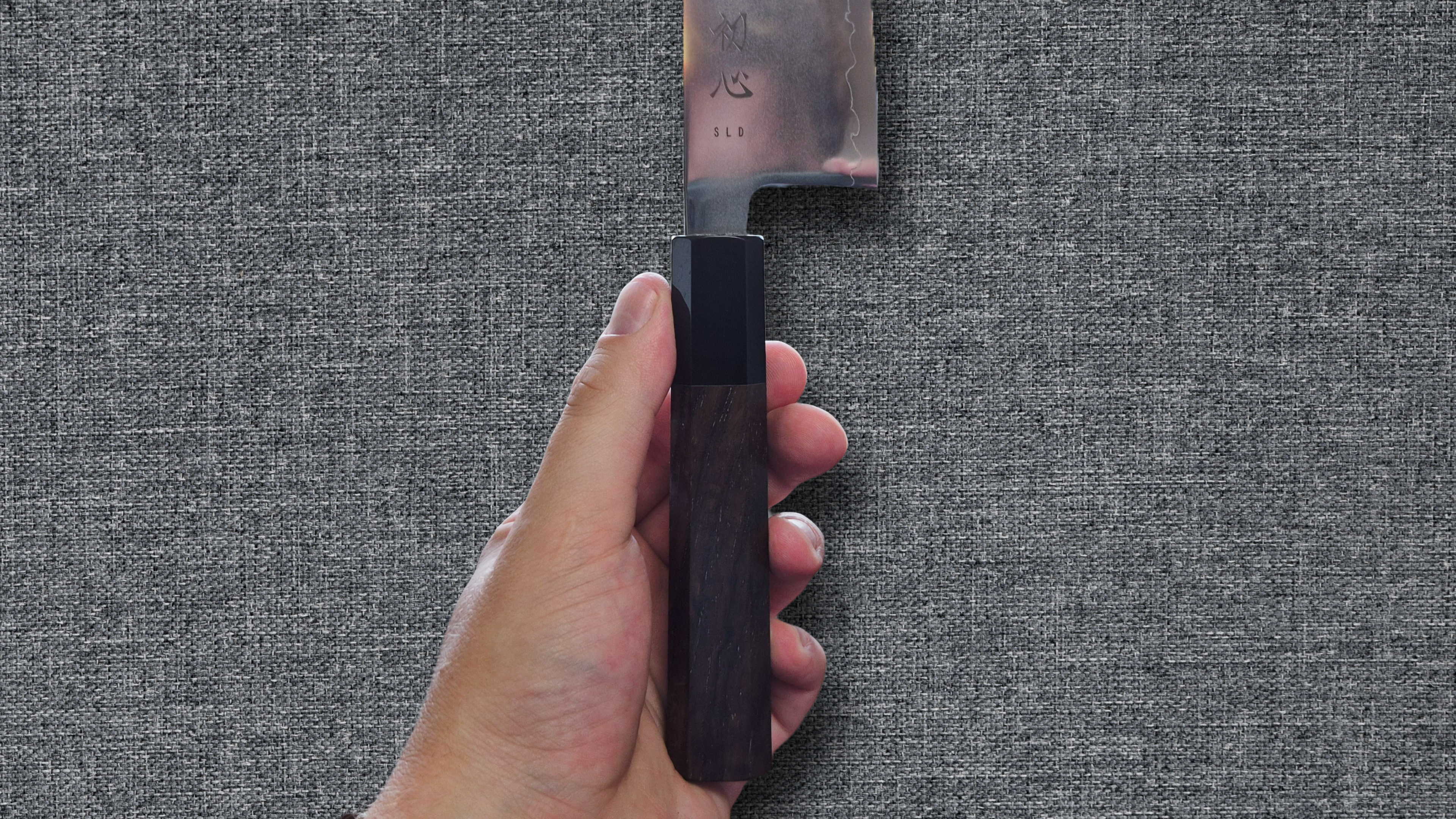 Hatsukokoro SLD Santoku - Mirror 170mm - Ceviz