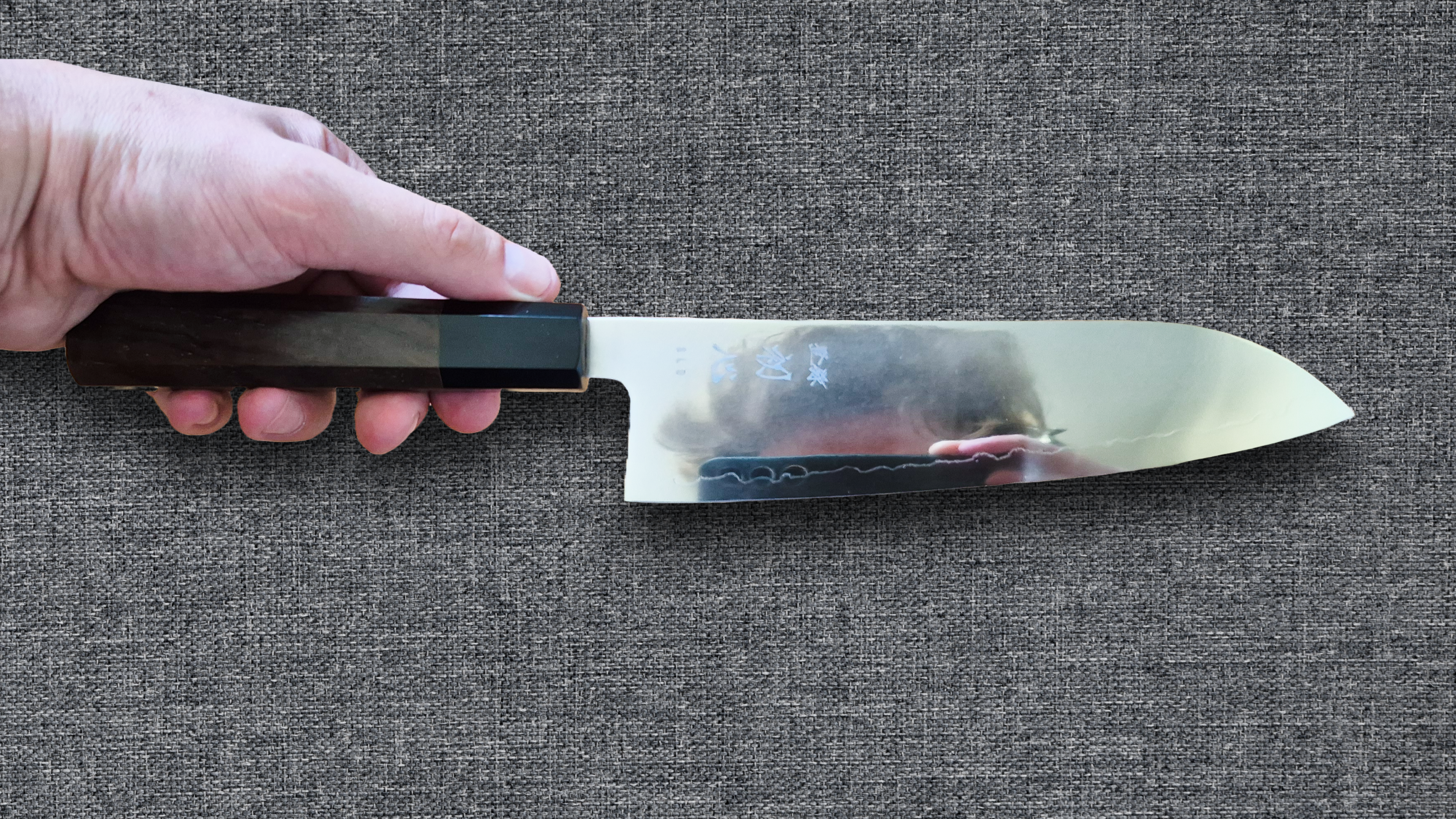 Hatsukokoro SLD Santoku - Mirror 170mm - Ceviz