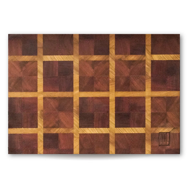 End Grain Cutting Board - Sapelli