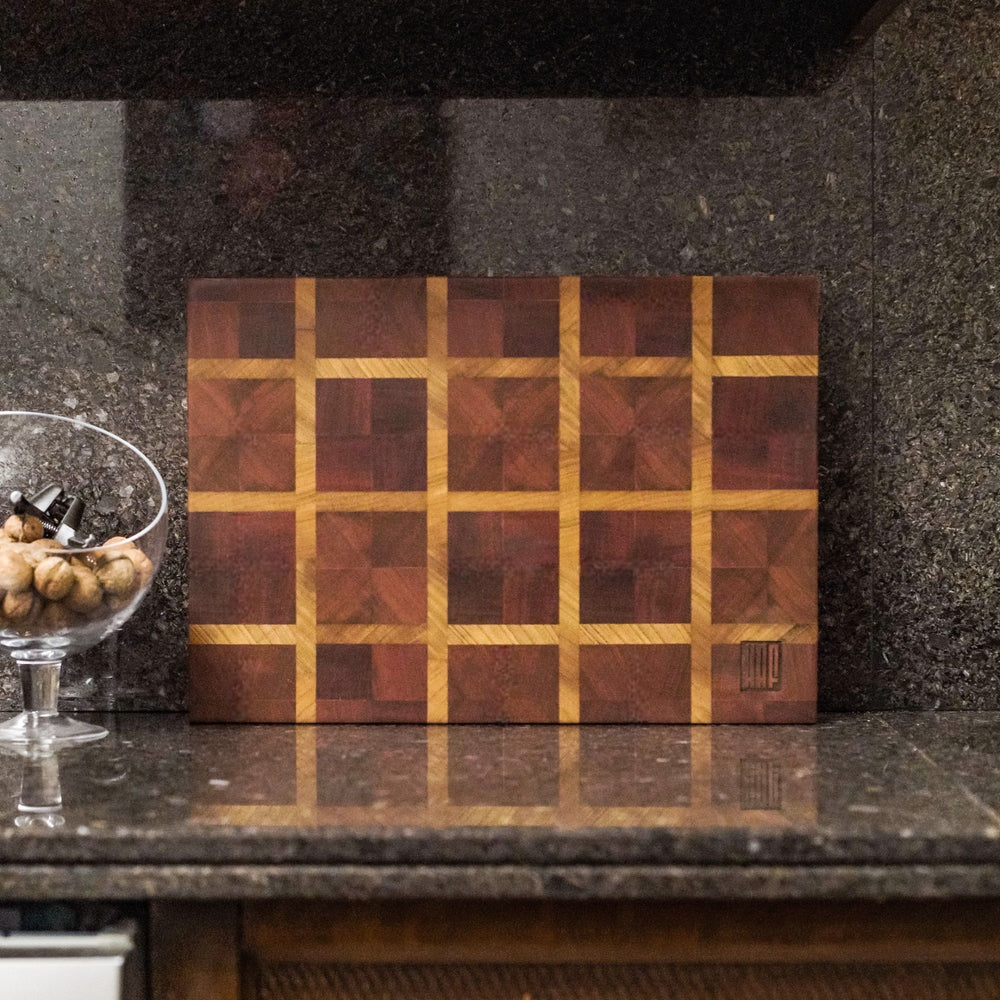 End Grain Cutting Board - Sapelli