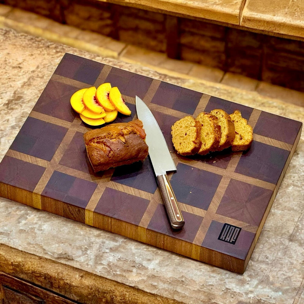 End Grain Cutting Board - Sapelli