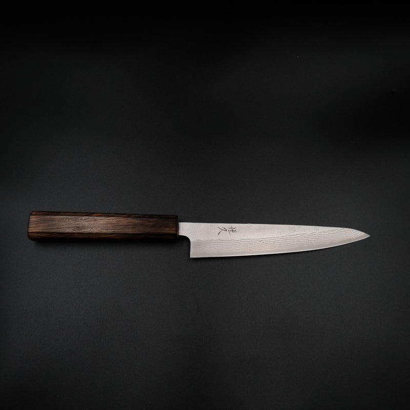 Tsunehisa 440C Petty - Tsuchime Damascus 150mm — Japon mutfak bıçağı (görünüm 2)