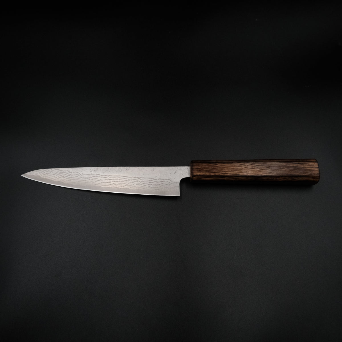 Tsunehisa 440C Petty - Tsuchime Damascus 150mm — Japon mutfak bıçağı (görünüm 4)